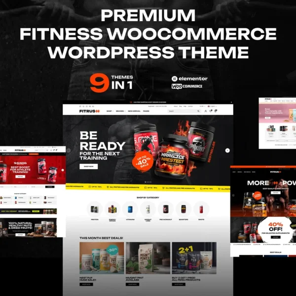 Fitrush – Health Supplements WordPress Theme