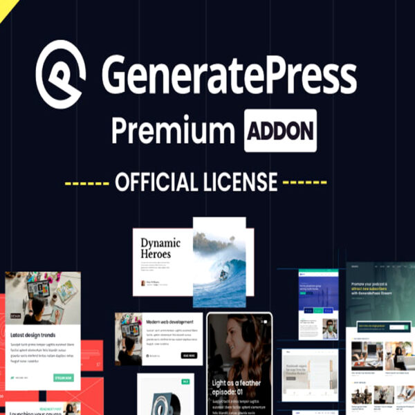 GeneratePress Premium v2.5.3 – Lightweight & Fast WordPress Theme Plugin
