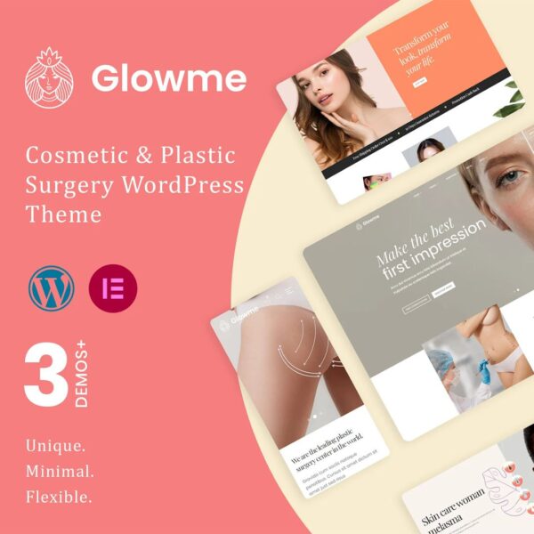 GlowME - Cosmetic & amp; Plastic Surgery WordPress