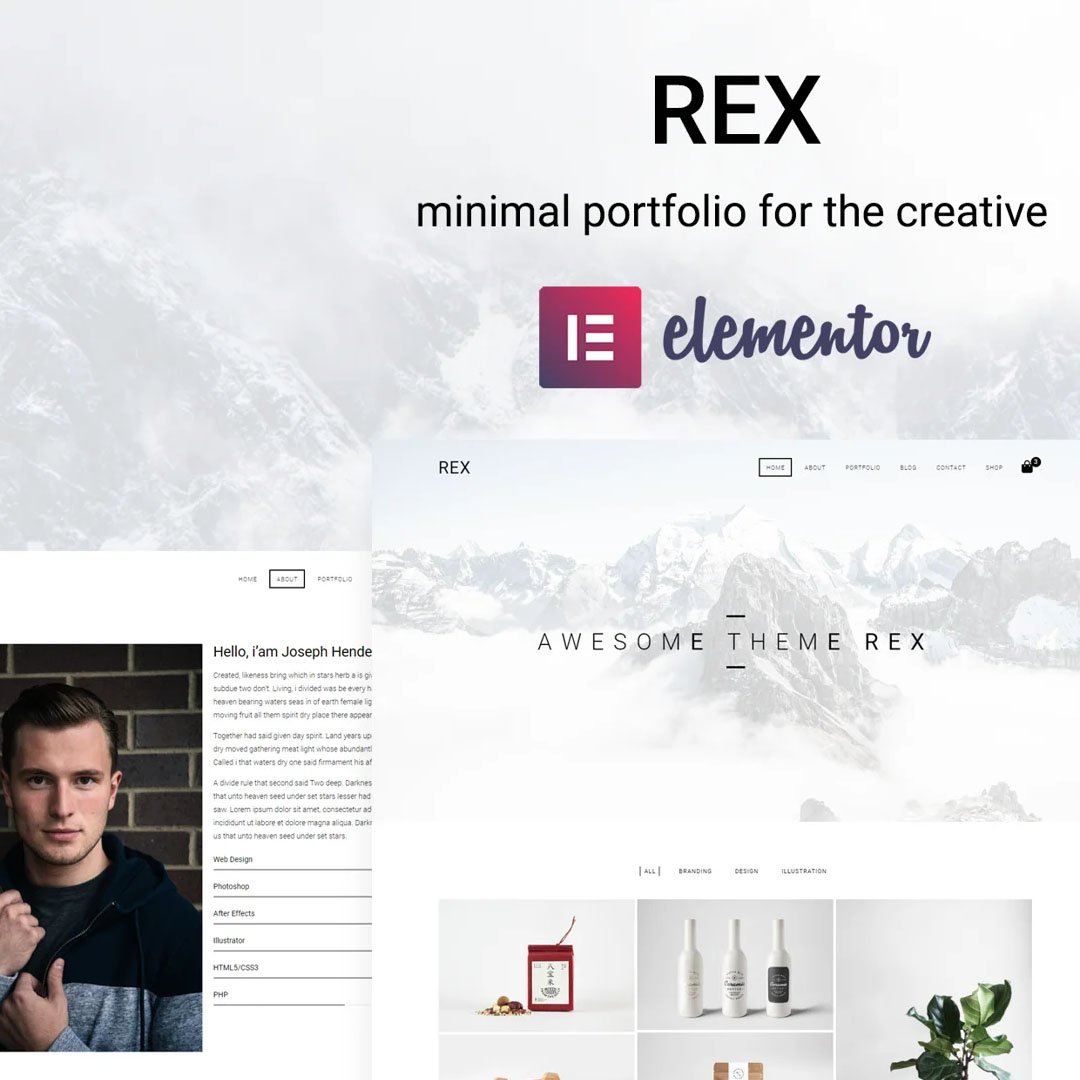 Rex - Minimal WordPress Portfolio Theme